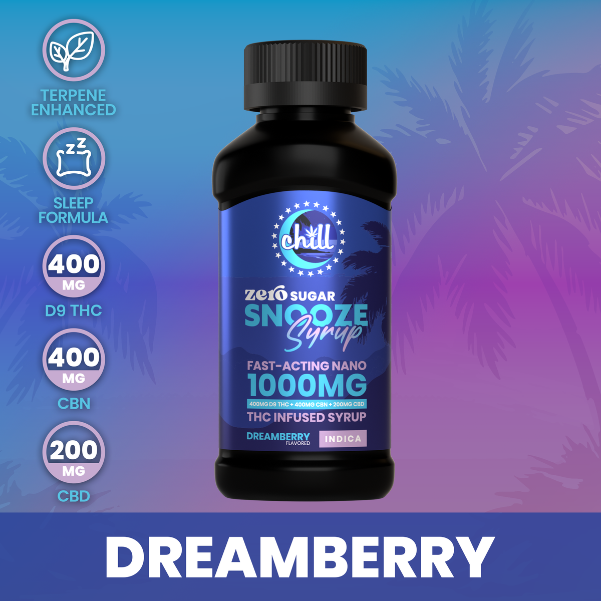 Chill Medicated - THC Syrup - 400mg