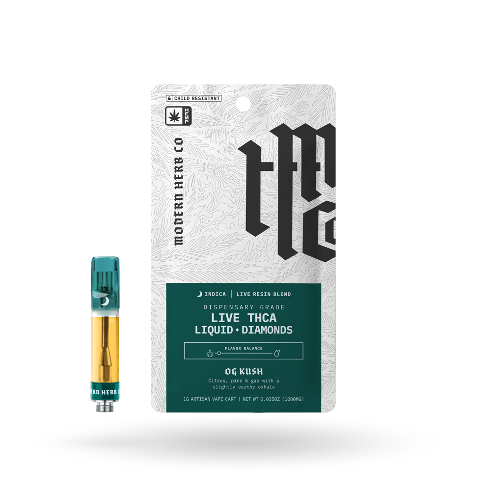 Modern Herb Co - Live Resin Liquid Diamonds Cart - 1g