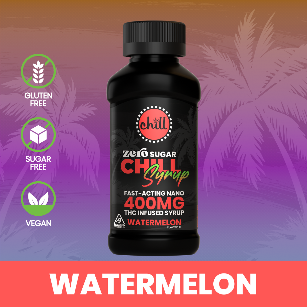 Chill Medicated - THC Syrup - 400mg