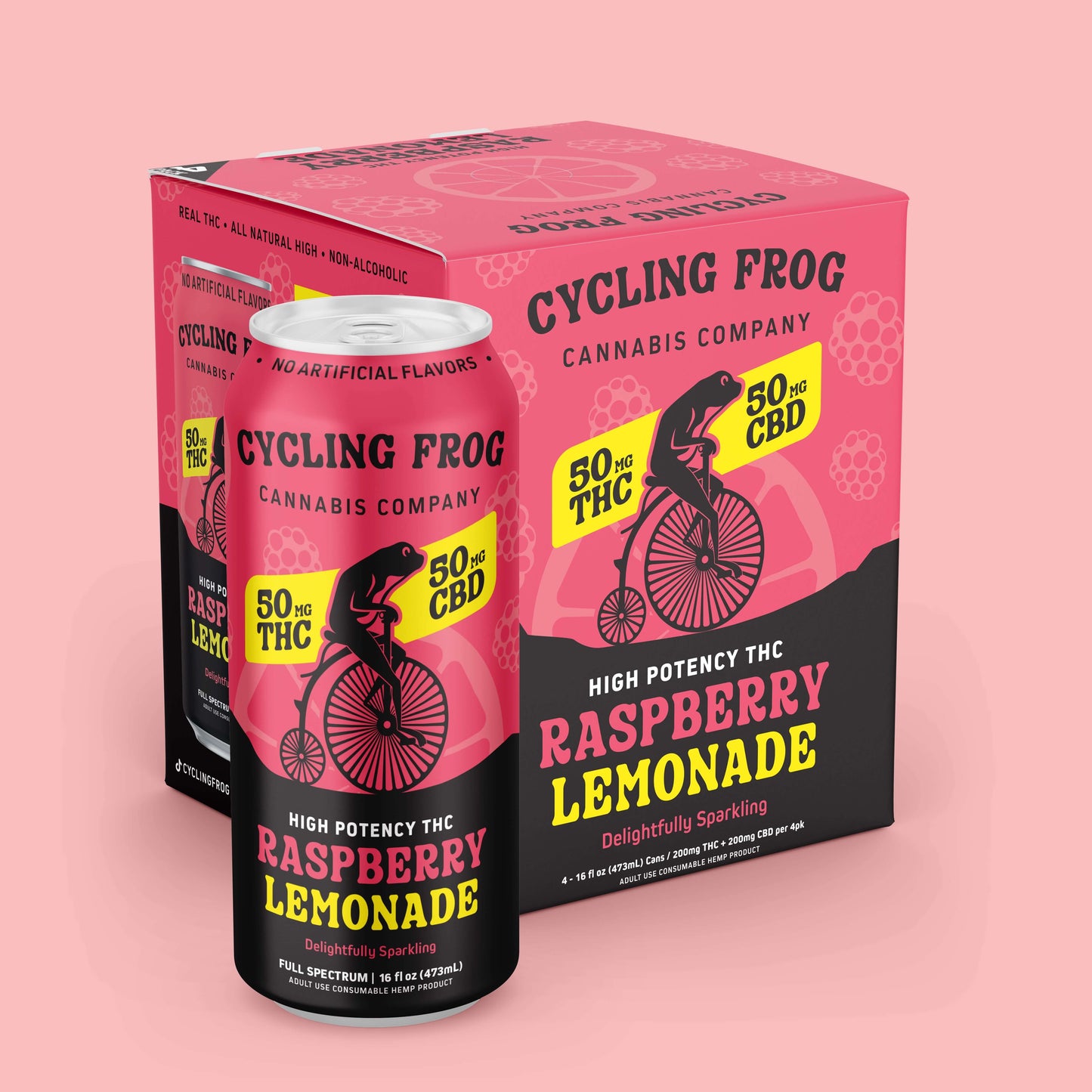 Cycling Frog - THC Seltzer - 50mg THC:CBD