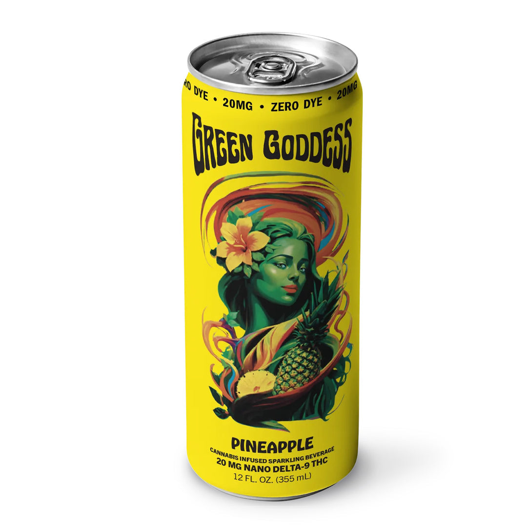 Green Goddess - Cannabis Infused Sparkling Beverage - 20mg THC