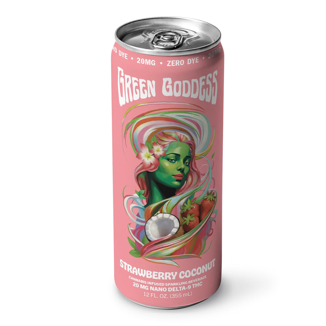 Green Goddess - Cannabis Infused Sparkling Beverage - 20mg THC