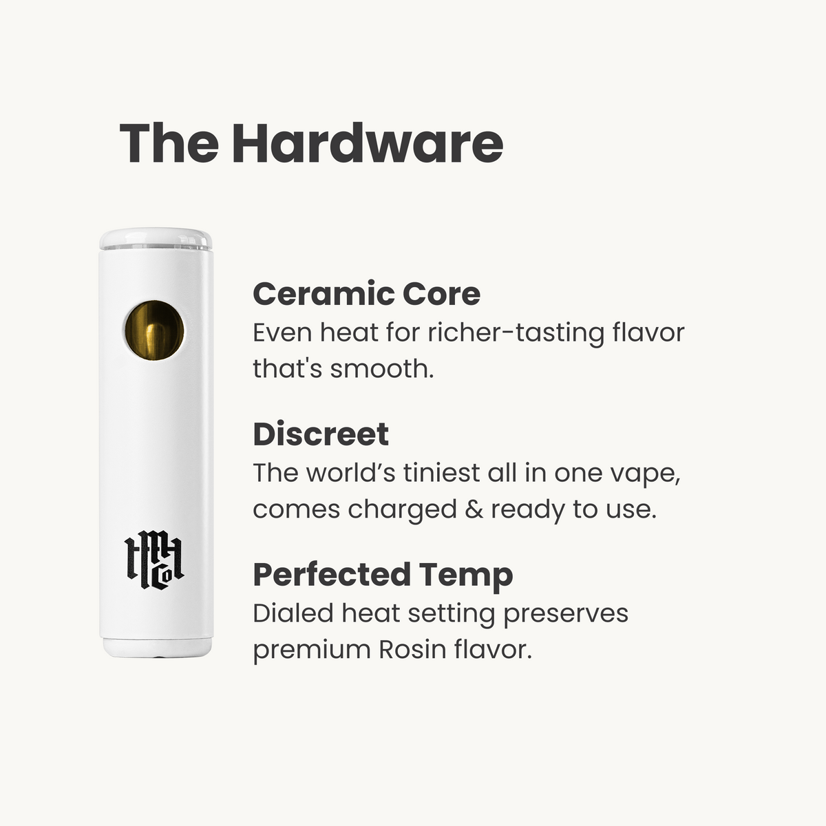 Modern Herb Co. - Live Rosin Tiny Toker Vape - 0.2g