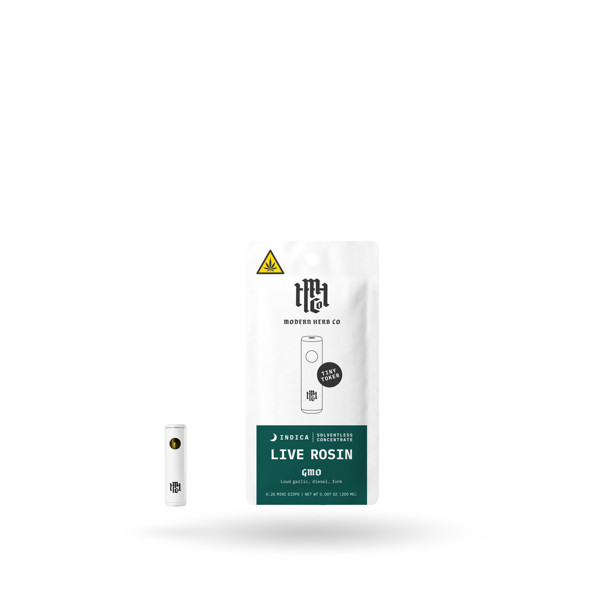 Modern Herb Co. - Live Rosin Tiny Toker Vape - 0.2g