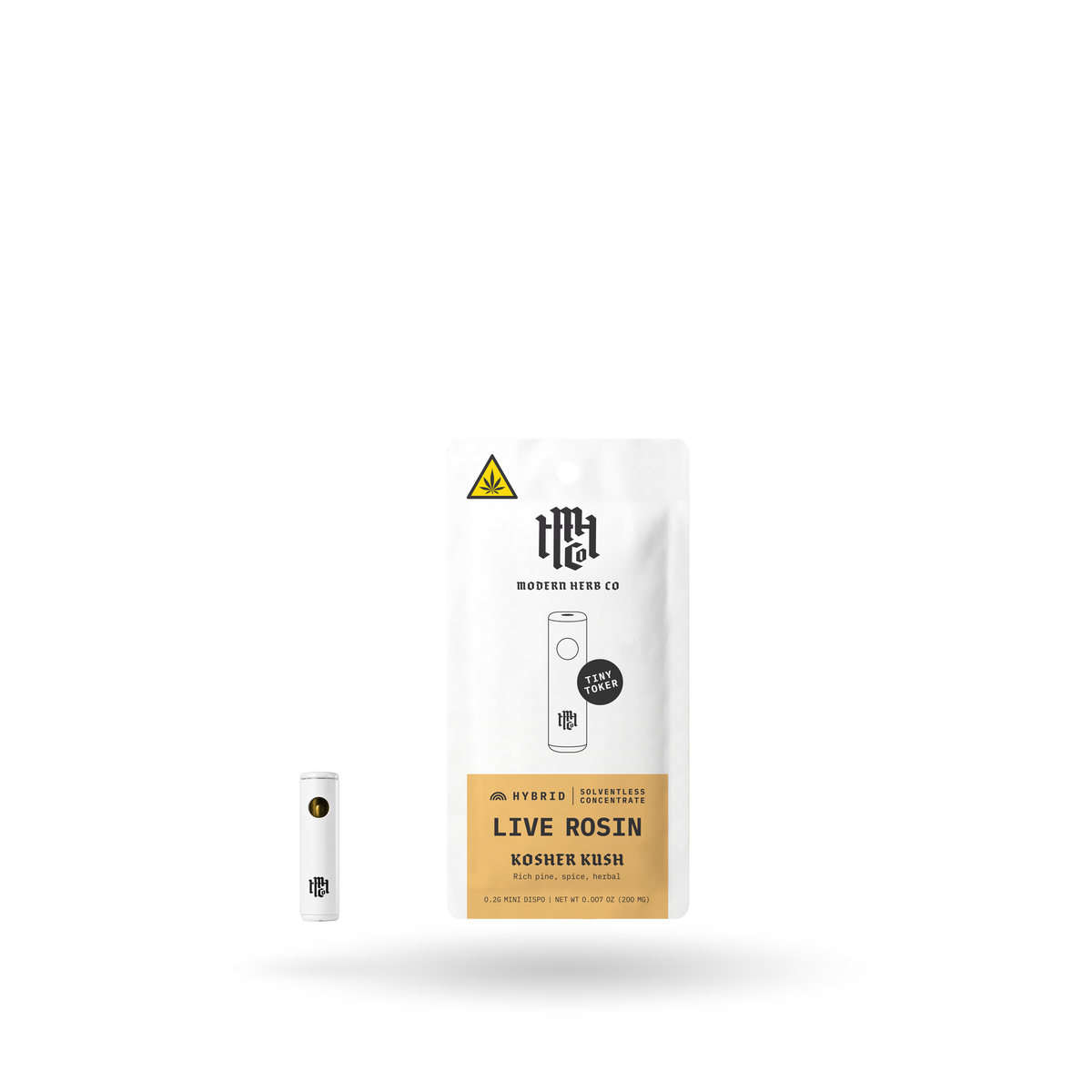Modern Herb Co. - Live Rosin Tiny Toker Vape - 0.2g