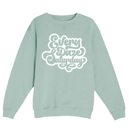 Crewneck Sweater - White Logo