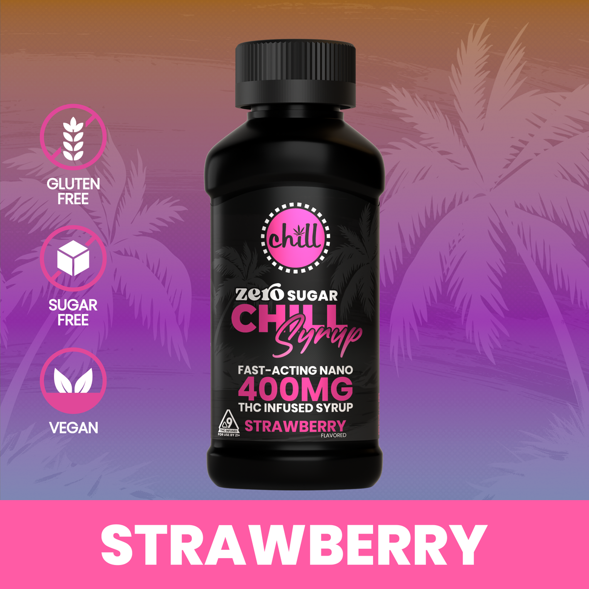 Chill Medicated - THC Syrup - 400mg