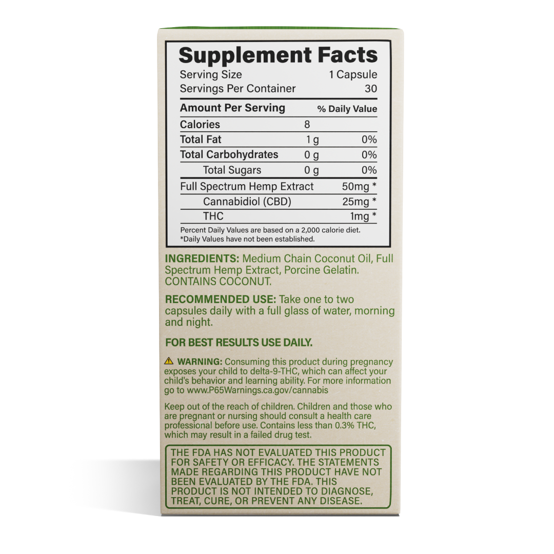 Cornbread - CBD Capsules