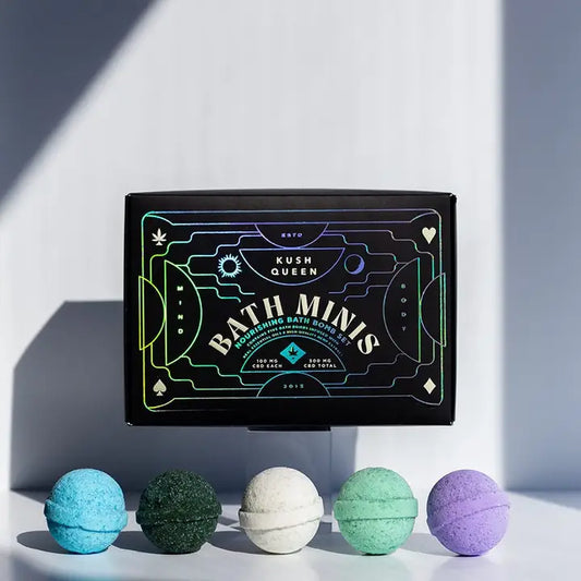 Kush Queen - Mini CBD Bath Bomb Set