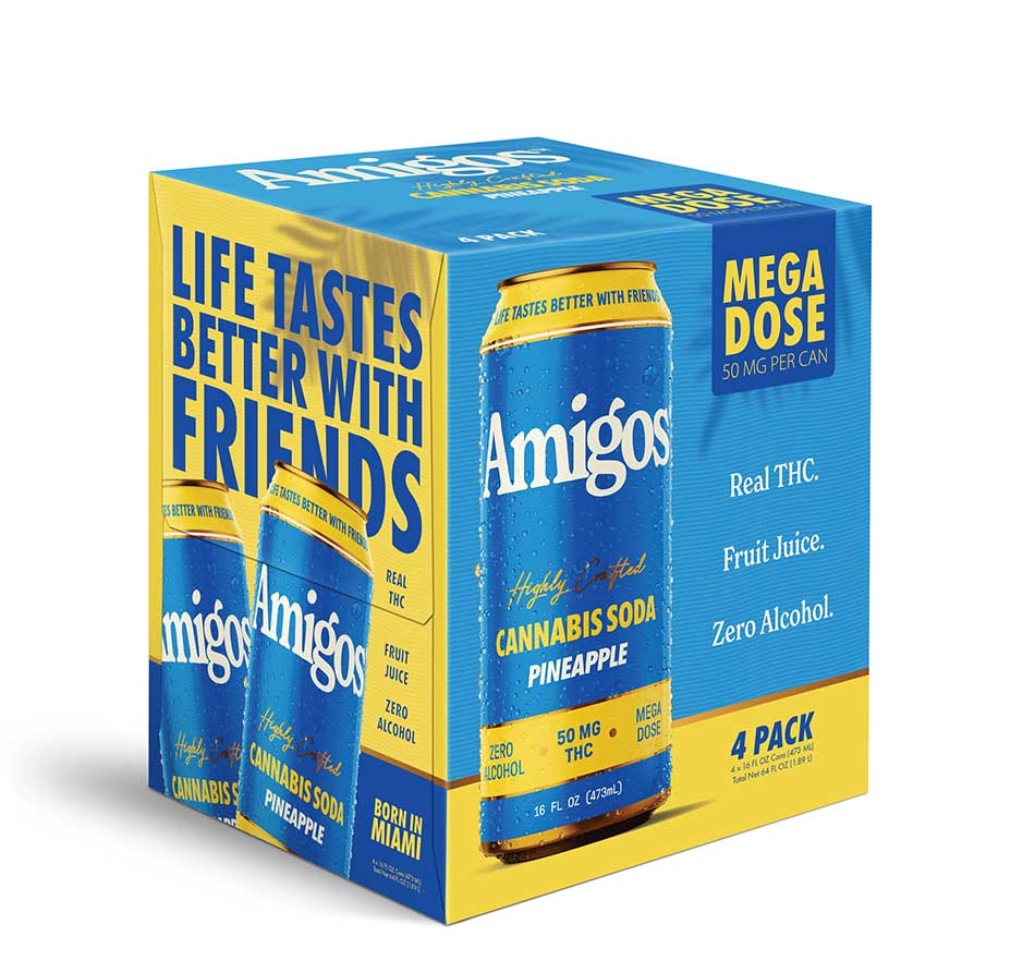 Amigos - Cannabis Soda - 50mg