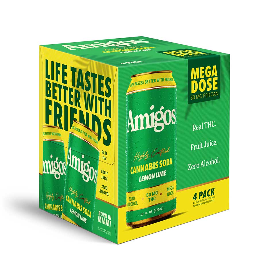 Amigos - Cannabis Soda - 50mg