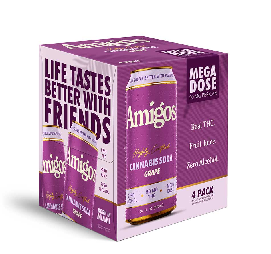 Amigos - Cannabis Soda - 50mg