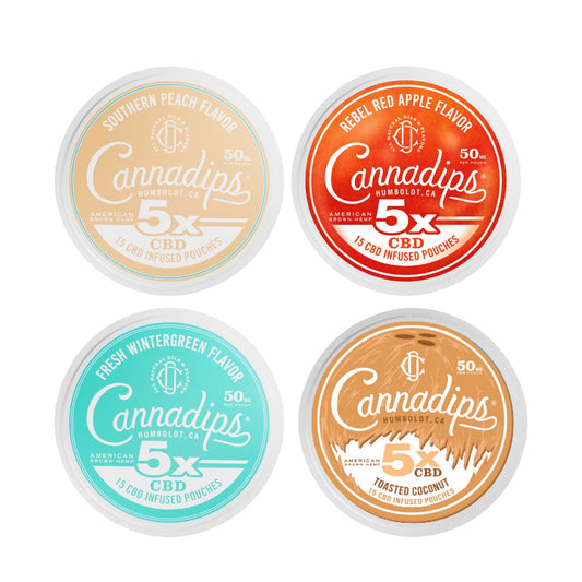 Cannadips - 5x CBD Pouches