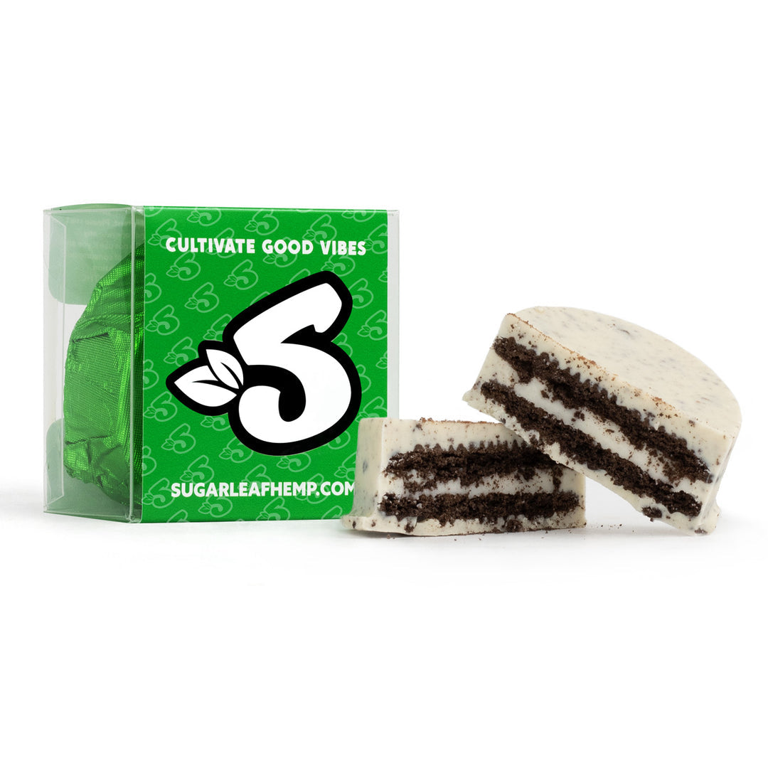 Sugarleaf - Chocolate Dipped Cookie - 100mg THC