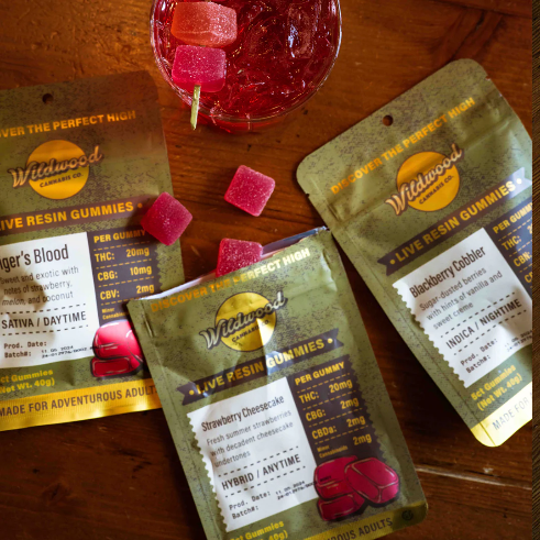 Wildwood - THC Live Resin Gummies - 20mg