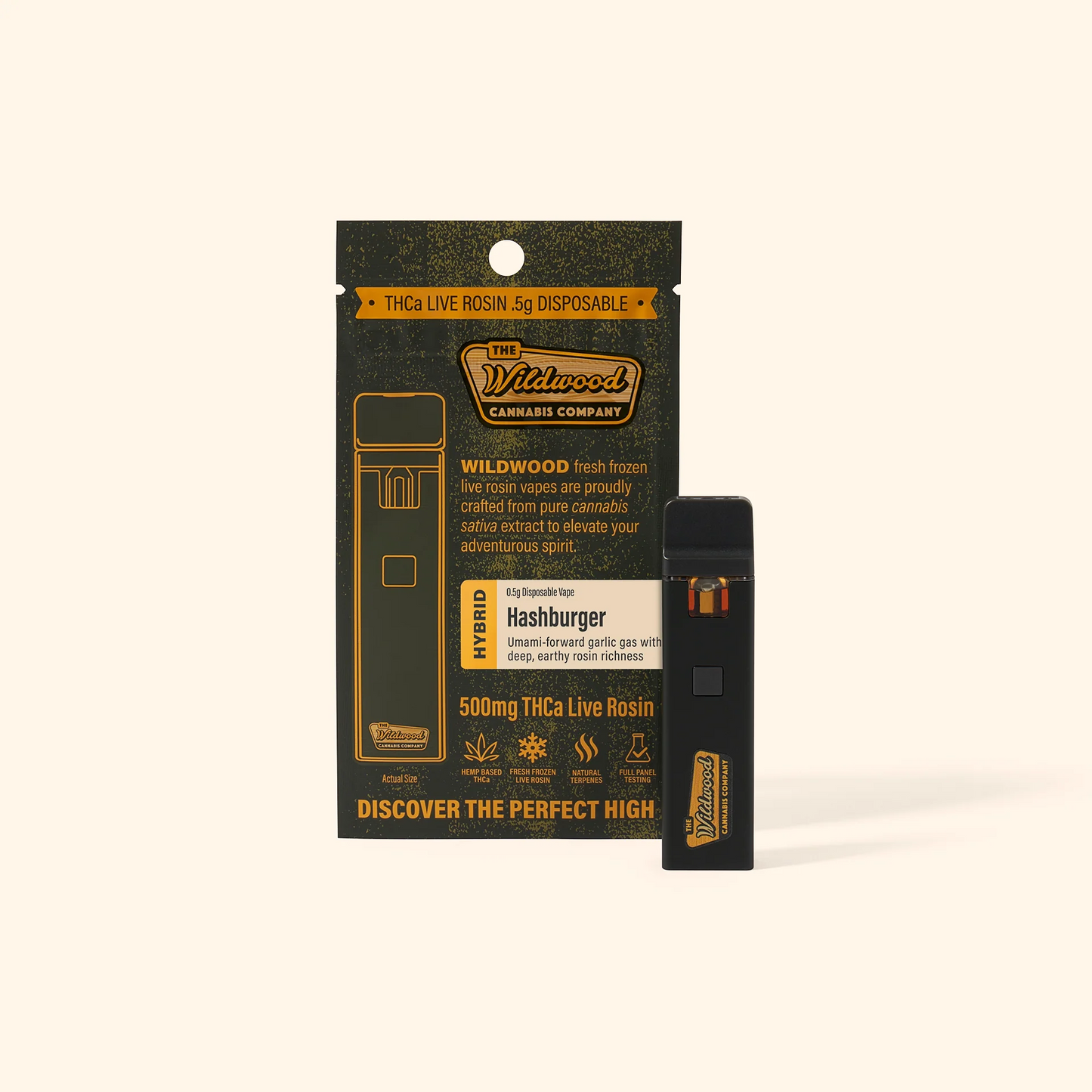 Wildwood - THCa Fresh Frozen Live Rosin Disposable - 0.5g