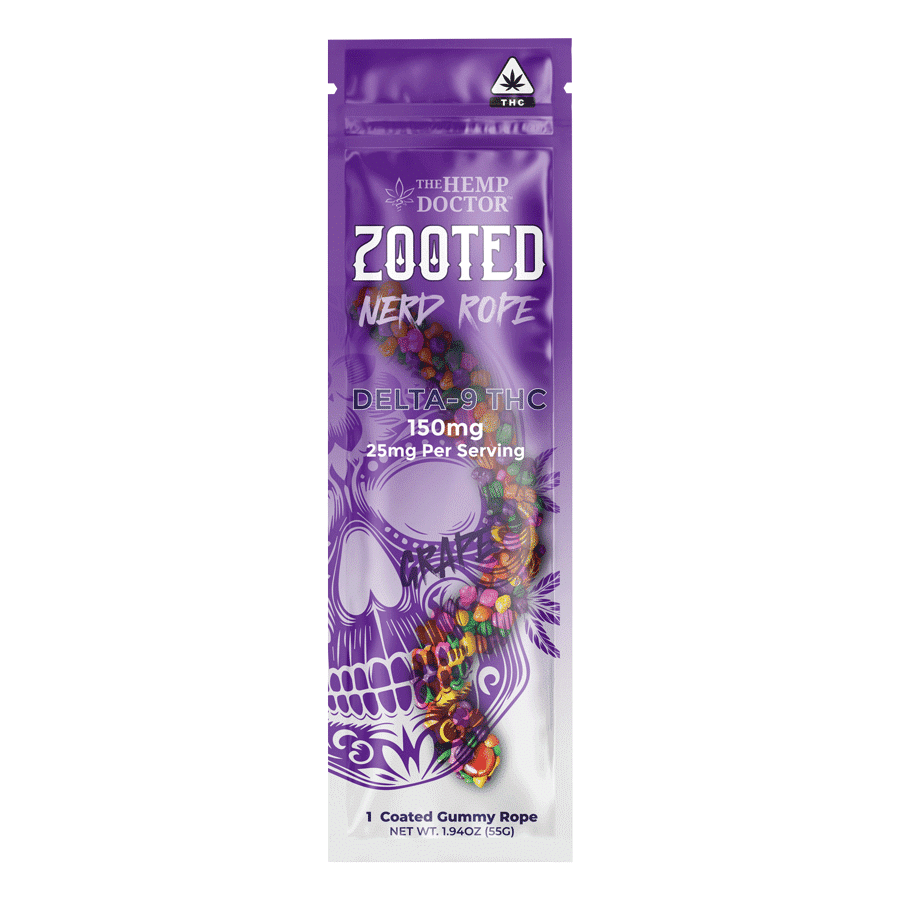 Zooted - THC Nerd Rope - 150mg