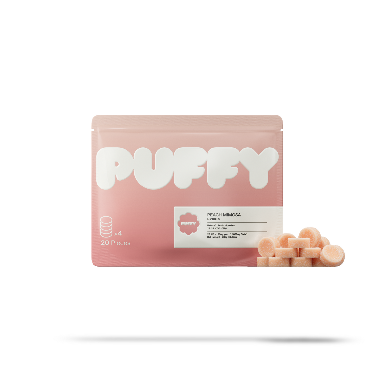 Puffy - Live Resin THC Gummies - 25mg