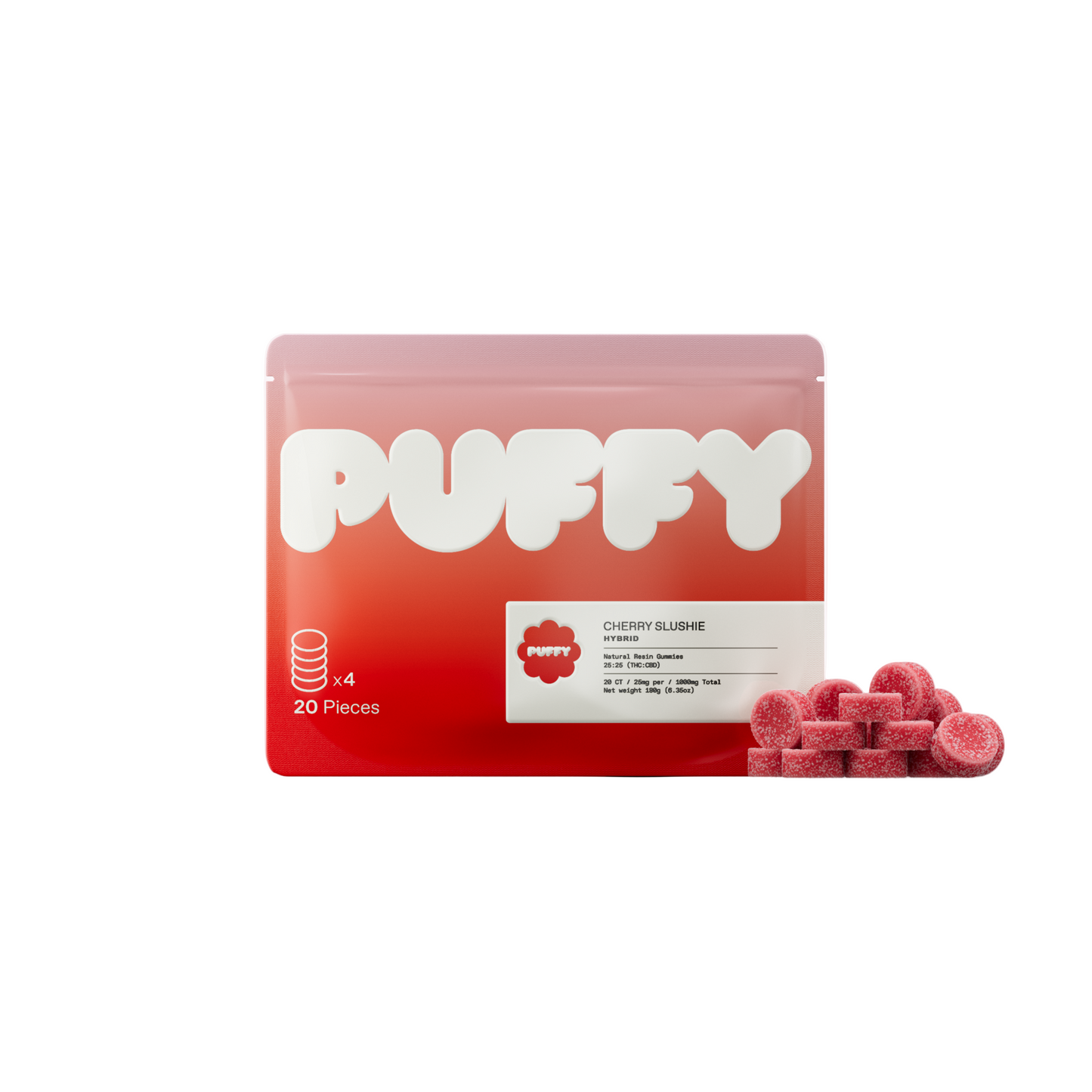 Puffy - Live Resin THC Gummies - 25mg