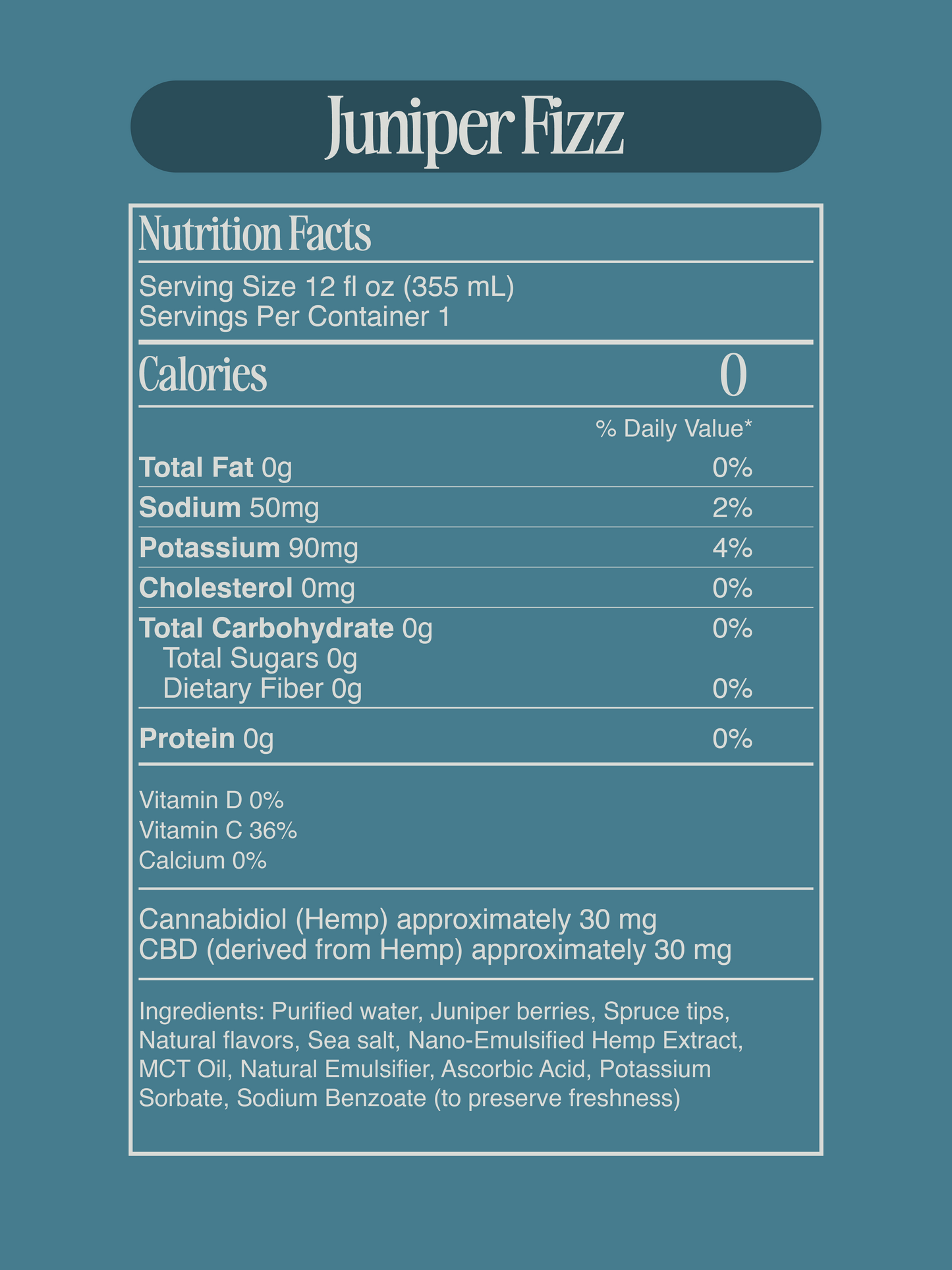 Marz - CBD Botanical Seltzer - 30mg