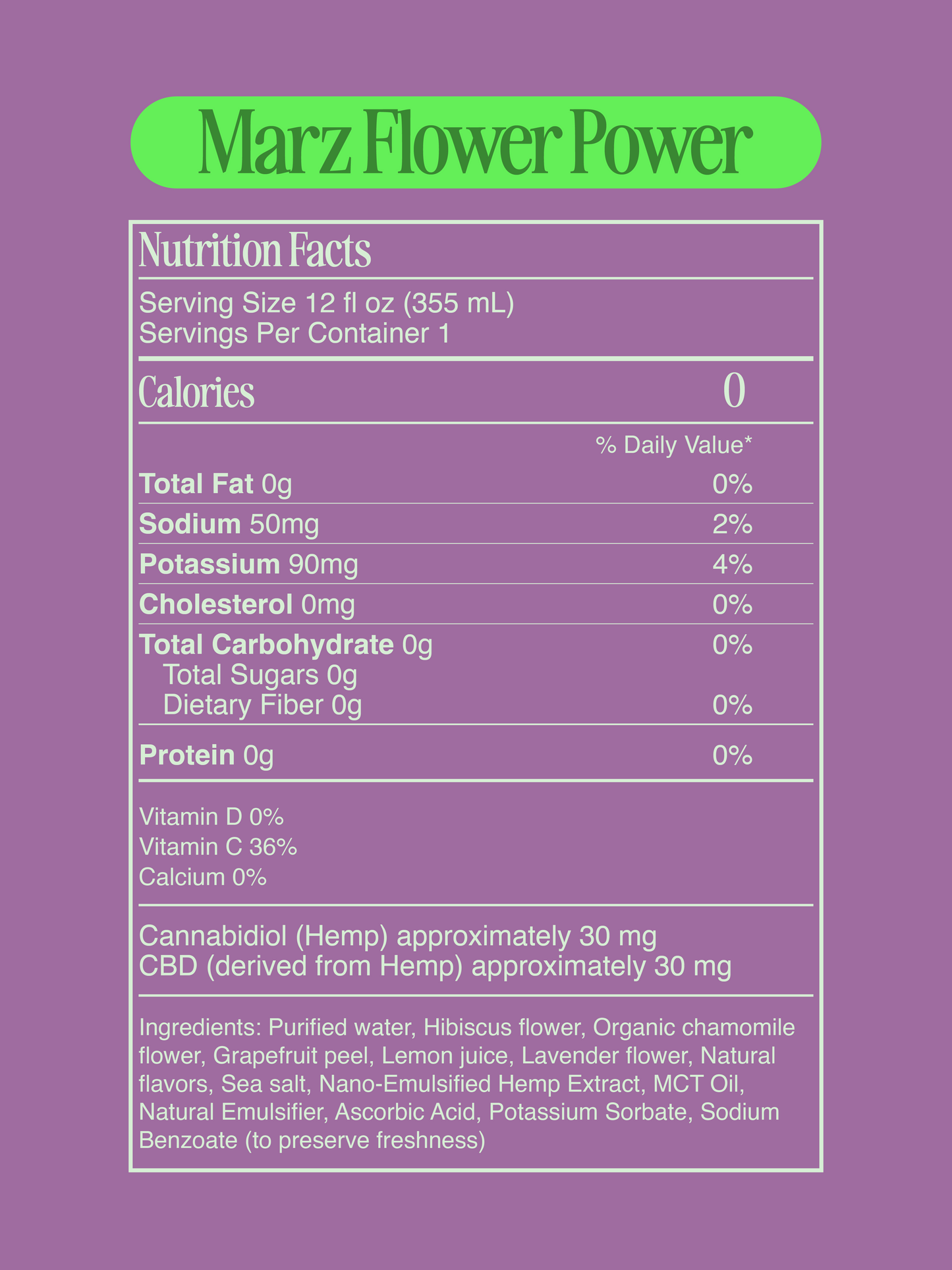 Marz - THC Botanical Seltzer - 10mg