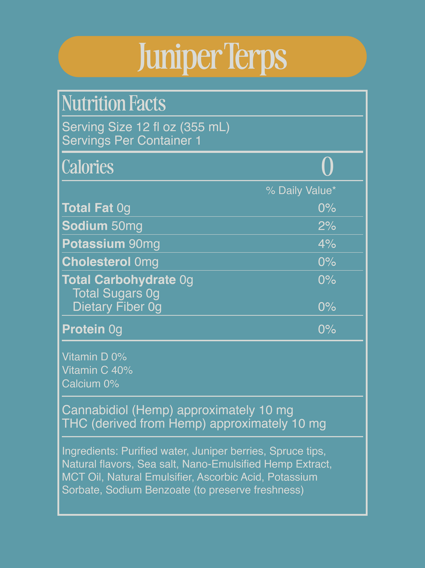 Marz - THC Botanical Seltzer - 10mg