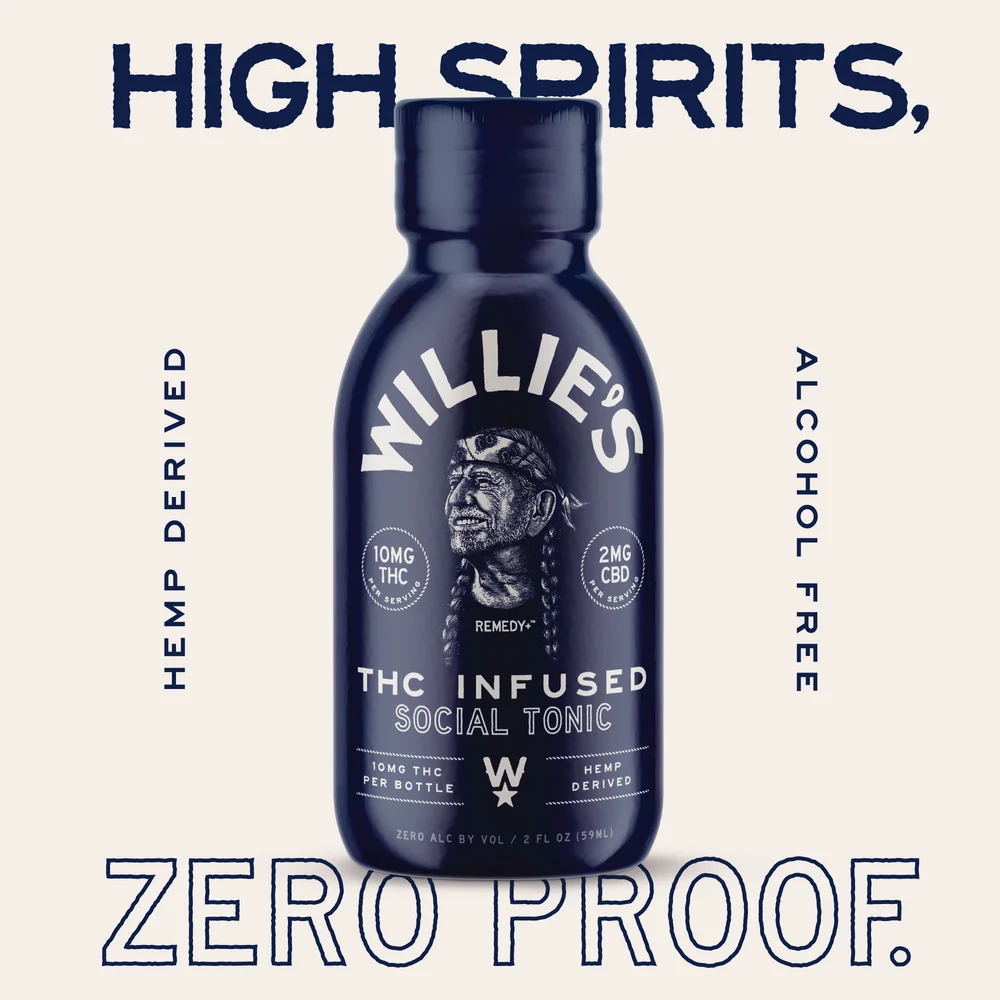 Willie’s Remedy - THC Infused Social Tonic Shot - 10mg