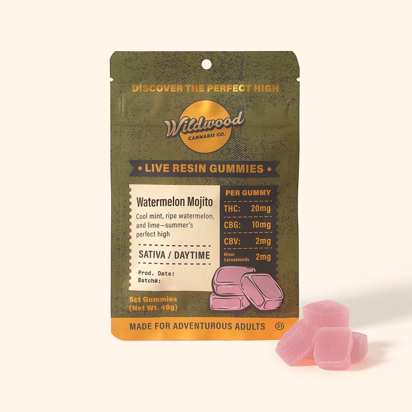 Wildwood - THC Live Resin Gummies - 20mg