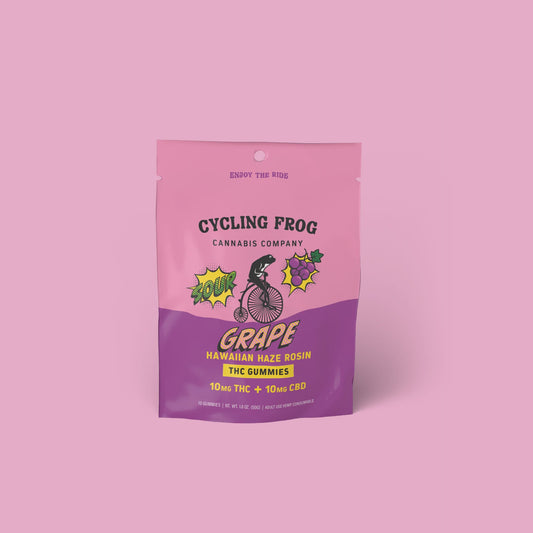 Cycling Frog - 1:1 Sour THC Gummies - 10mg