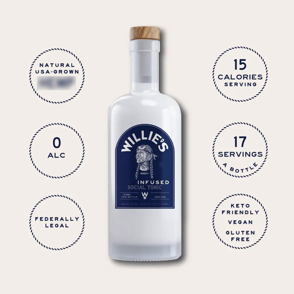 Willie’s Remedy - THC Infused Social Tonic - 10mg