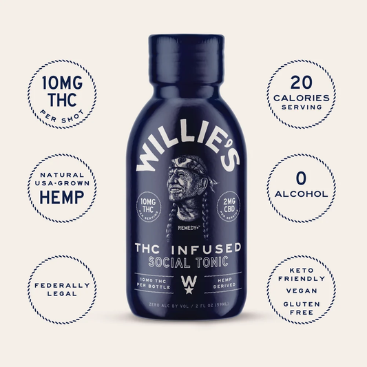 Willie’s Remedy - THC Infused Social Tonic Shot - 10mg