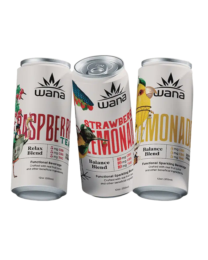 Wana Raspberry Tea Wana - Functional Sparkling Beverage β EVERY DAZE SATURDAY