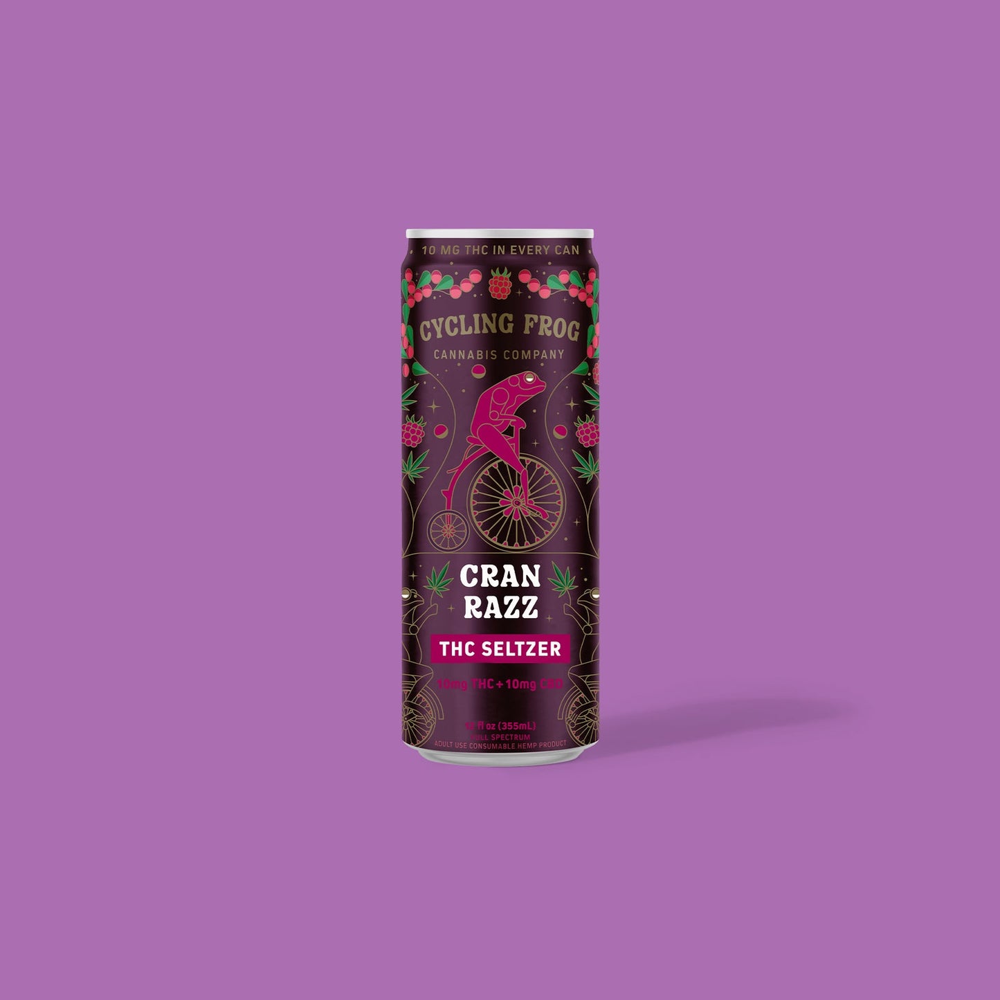 Cycling Frog - THC Seltzer - 10mg THC:CBD