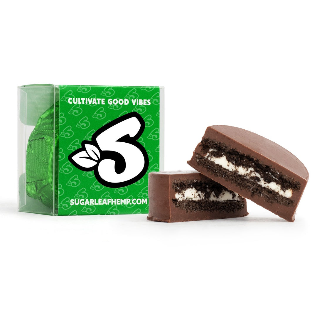Sugarleaf - Chocolate Dipped Cookie - 100mg THC