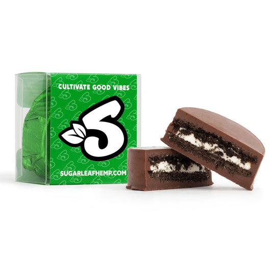 Sugarleaf - Chocolate Dipped Cookie - 100mg THC
