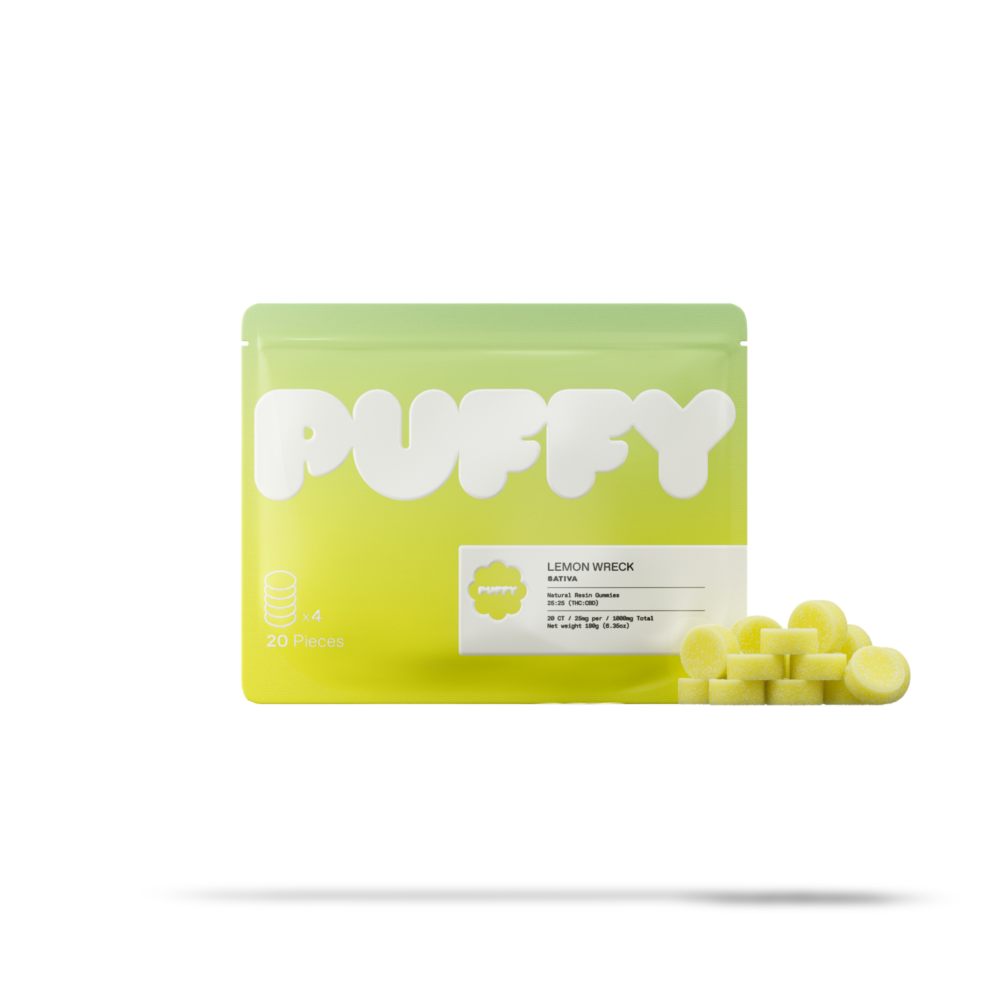 Puffy - Live Resin THC Gummies - 25mg