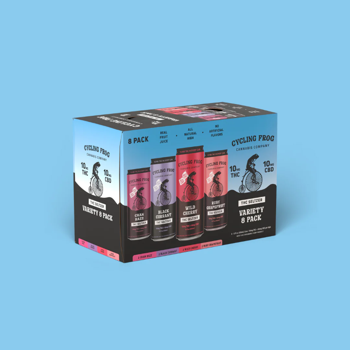 Cycling Frog - THC Seltzer Variety Pack - 10mg